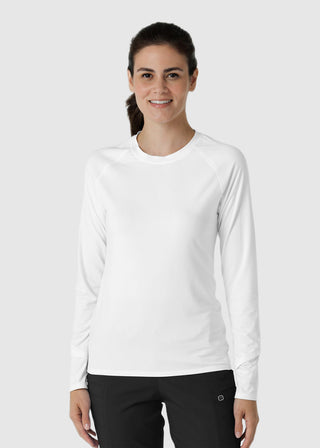 Wink Scrubs Women's Watch Window Long Sleeve Underscrub Top