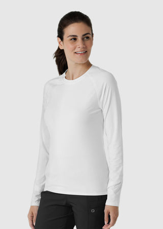 Wink Scrubs Women's Watch Window Long Sleeve Underscrub Top