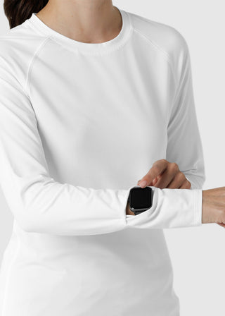 Wink Scrubs Women's Watch Window Long Sleeve Underscrub Top