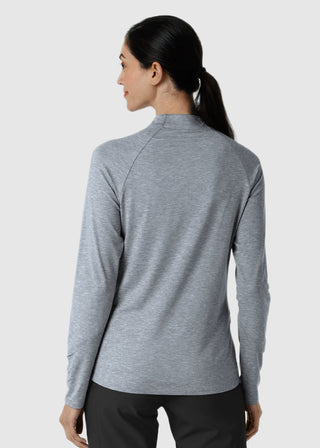 Wink Scrubs Women's Watch Window Quarter Zip Top