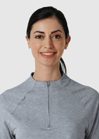 Wink Scrubs Women's Watch Window Quarter Zip Top