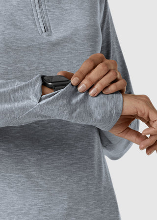 Wink Scrubs Women's Watch Window Quarter Zip Top