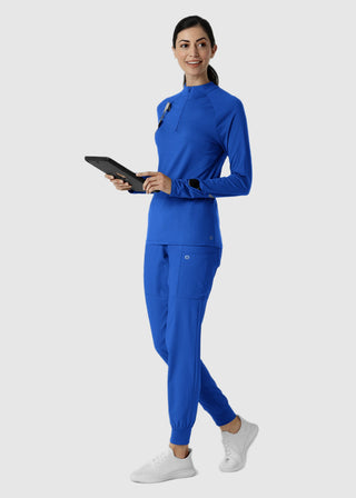 Wink Scrubs Women's Watch Window Quarter Zip Top