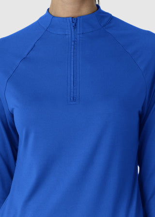 Wink Scrubs Women's Watch Window Quarter Zip Top