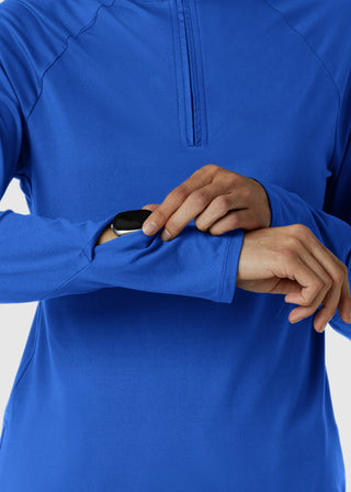 Wink Scrubs Women's Watch Window Quarter Zip Top