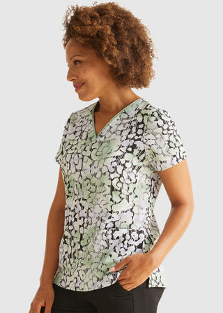 Healing Hands Purple Label Women's Transitional SkinPrint Scrub Top