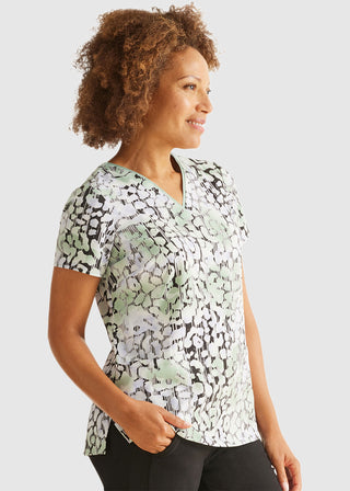 Healing Hands Purple Label Women's Transitional SkinPrint Scrub Top