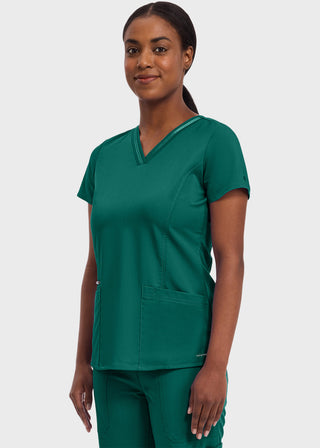 Healing Hands Purple Label Women's V-neck Jasmin Top