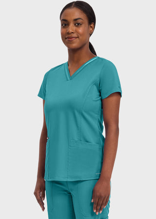 Healing Hands Purple Label Women's V-neck Jasmin Top