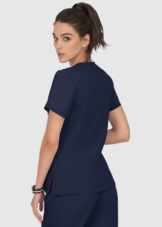 KOI Lite Women's Mockwrap Basic Philosophy Top