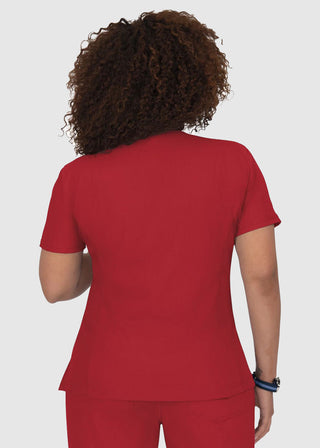 KOI Lite Women's Mockwrap Basic Philosophy Top