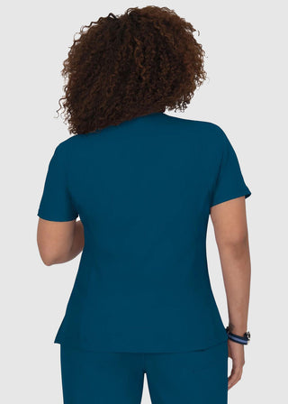 KOI Lite Women's Mockwrap Basic Philosophy Top