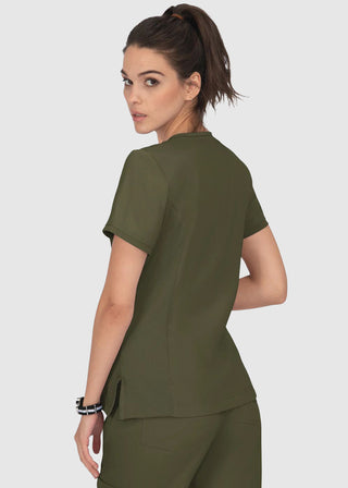 KOI Lite Women's Mockwrap Basic Philosophy Top