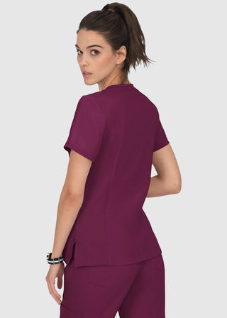 KOI Lite Women's Mockwrap Basic Philosophy Top