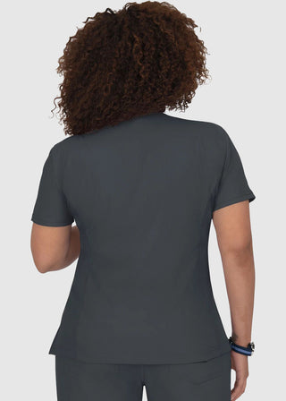 KOI Lite Women's Mockwrap Basic Philosophy Top