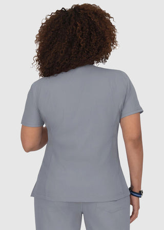 KOI Lite Women's Mockwrap Basic Philosophy Top