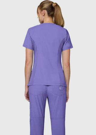 KOI Lite Women's Mockwrap Basic Philosophy Top