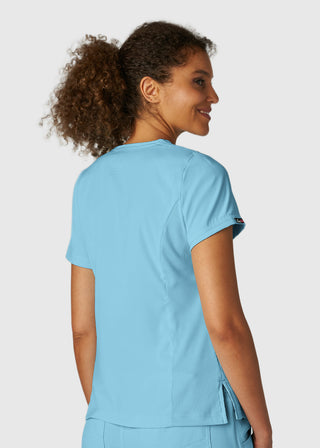 KOI Lite Women's Mockwrap Basic Philosophy Top