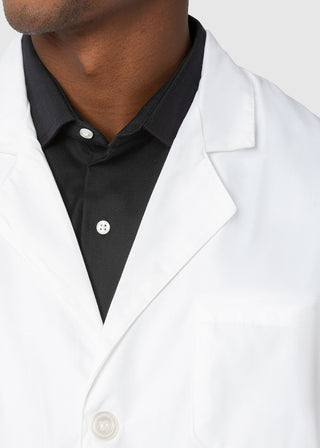 Landau Mens 30.75 inch White Twill Consultation Coat