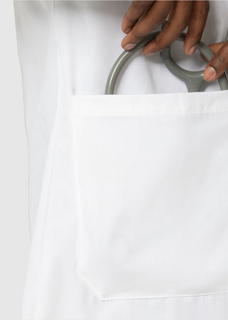 Landau Mens 30.75 inch White Twill Consultation Coat