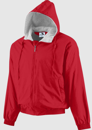 Augusta Sportswear Men's Hooded Taffeta Jacket/Fleece Lined