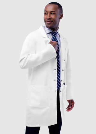 Adar Unisex 36 inch Snap Front Lab Coat