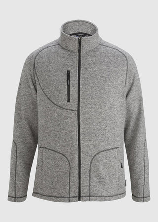 Edwards Men's Sweater Knit Fleece Jacket