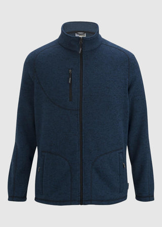 Edwards Men's Sweater Knit Fleece Jacket