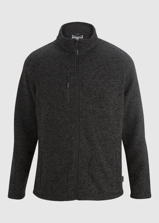 Edwards Men's Sweater Knit Fleece Jacket