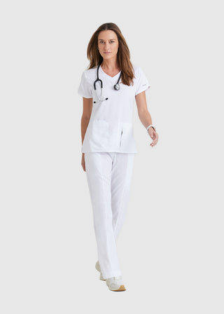 Grey's Anatomy Active Women's Tulip Sleeves V-Neck Top