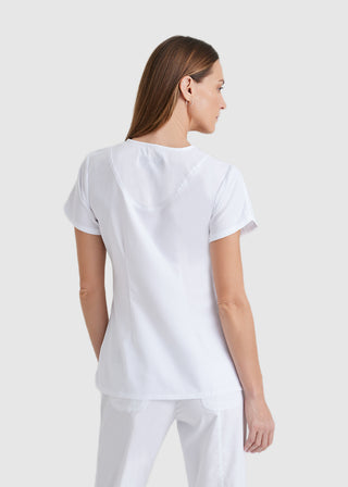 Grey's Anatomy Active Women's Tulip Sleeves V-Neck Top