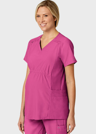 Wink Scrubs W123 Women's Maternity V-Neck Scrub Top