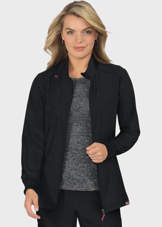 koi Lite Stretch Impact Women's 2-Pocket Zipper-Front Jacket