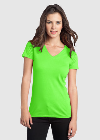 District DT5501 Juniors The Concert Tee V-Neck