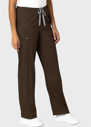 Wink Scrubs WonderWORK Unisex Straight Leg Drawstring Cargo Petite Pant