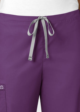 Wink Scrubs WonderWORK Unisex Straight Leg Drawstring Cargo Petite Pant