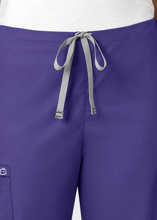 Wink Scrubs WonderWORK Unisex Straight Leg Drawstring Cargo Petite Pant
