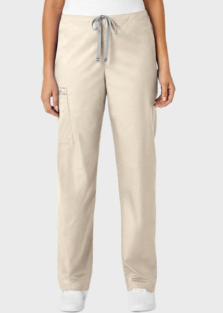 Wink Scrubs WonderWORK Unisex Straight Leg Drawstring Cargo Petite Pant