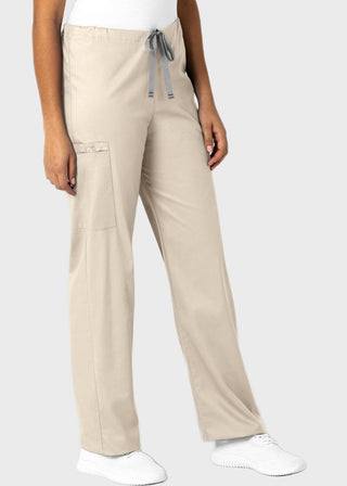 Wink Scrubs WonderWORK Unisex Straight Leg Drawstring Cargo Petite Pant