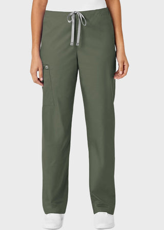 Wink Scrubs WonderWORK Unisex Straight Leg Drawstring Cargo Petite Pant