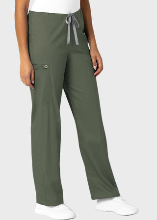 Wink Scrubs WonderWORK Unisex Straight Leg Drawstring Cargo Petite Pant