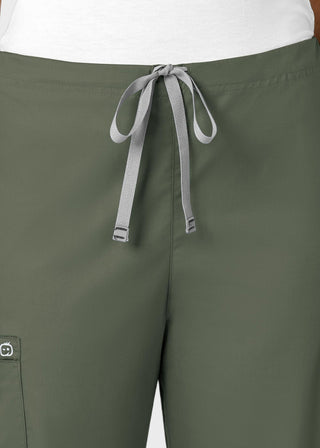 Wink Scrubs WonderWORK Unisex Straight Leg Drawstring Cargo Petite Pant