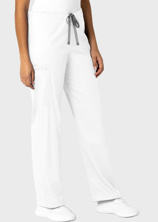 Wink Scrubs WonderWORK Unisex Straight Leg Drawstring Cargo Petite Pant