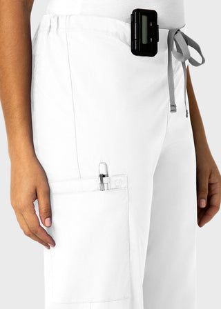 Wink Scrubs WonderWORK Unisex Straight Leg Drawstring Cargo Petite Pant