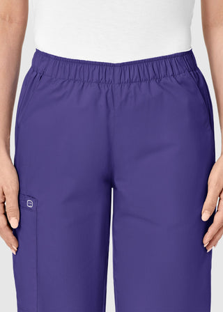 Wink Scrubs WonderWORK Women's Petite Elastic Waist Pant