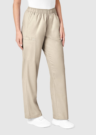 Wink Scrubs WonderWORK Women's Petite Elastic Waist Pant