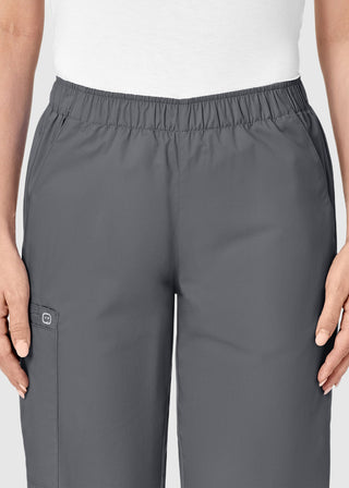 Wink Scrubs WonderWORK Women's Petite Elastic Waist Pant