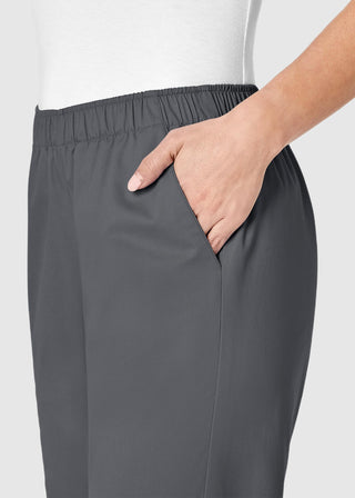 Wink Scrubs WonderWORK Women's Petite Elastic Waist Pant