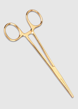 Prestige 5.5 Inches Gold Plated Kelly Forceps