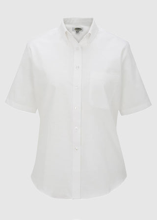 Edwards Women's Short Sleeve Dress Button Down Oxford